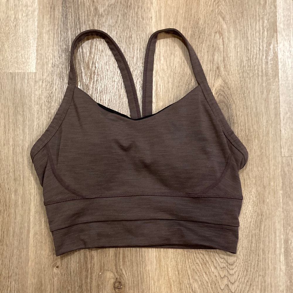 Manduka Brown XS Sports Bra